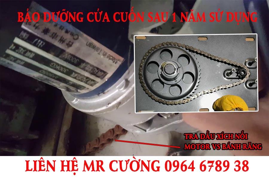 Bảo dưỡng cửa cuốn Austdoor sau 1 năm sử dụng